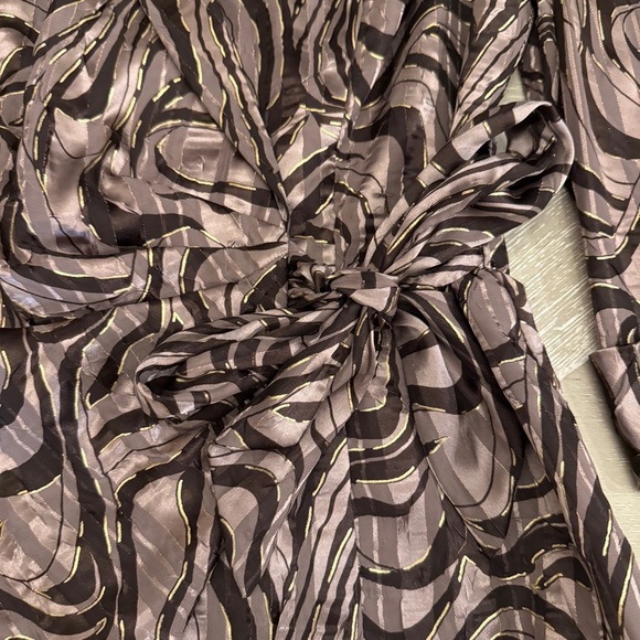 Alex Evenings Womens Small Wrap Jacket Blazer With Bow Tie Accent Classy - Picture 3 of 7